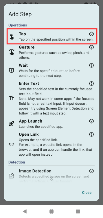 Image in a image block